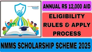 NMMS Scholarship Scheme 2025